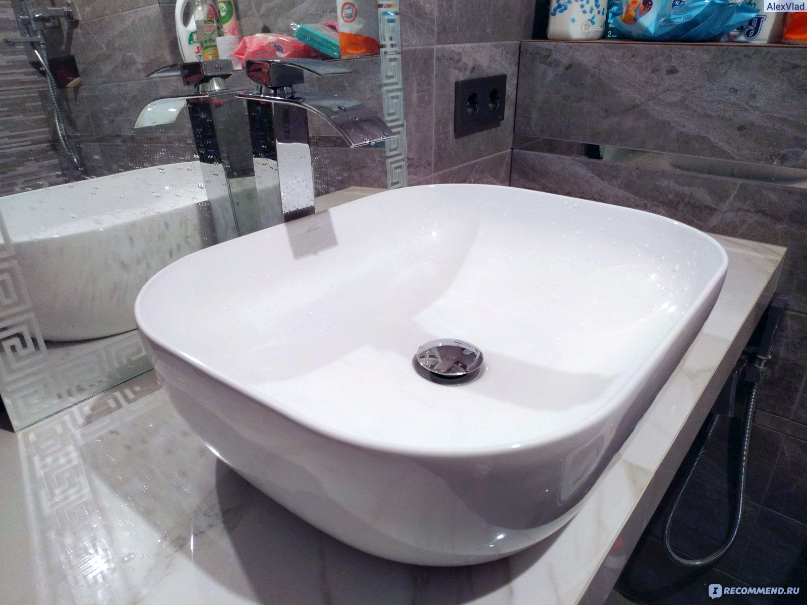 Накладная раковина melana mln-78104 78104-805 - Вид №2