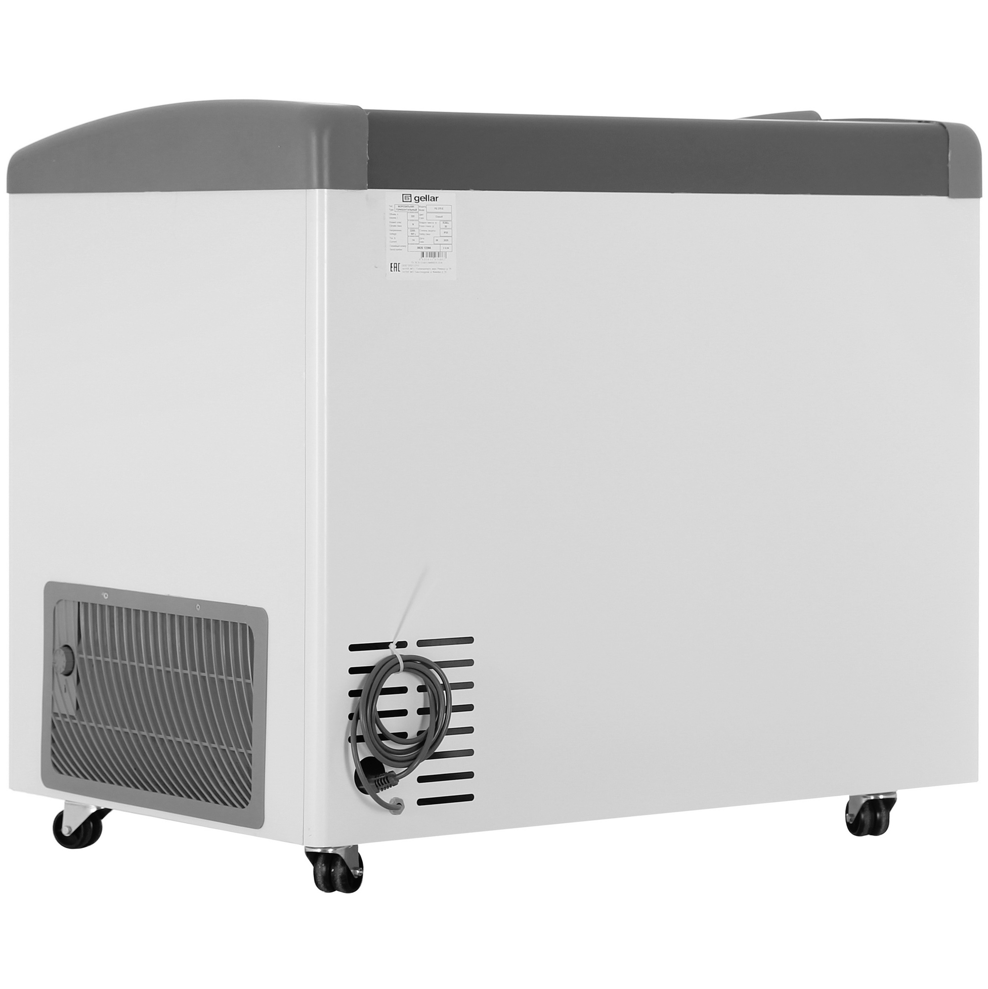 9270246 Морозильный ларь Frostor Gellar FG 375 E белый, серый STDN-0112427 - Вид №3