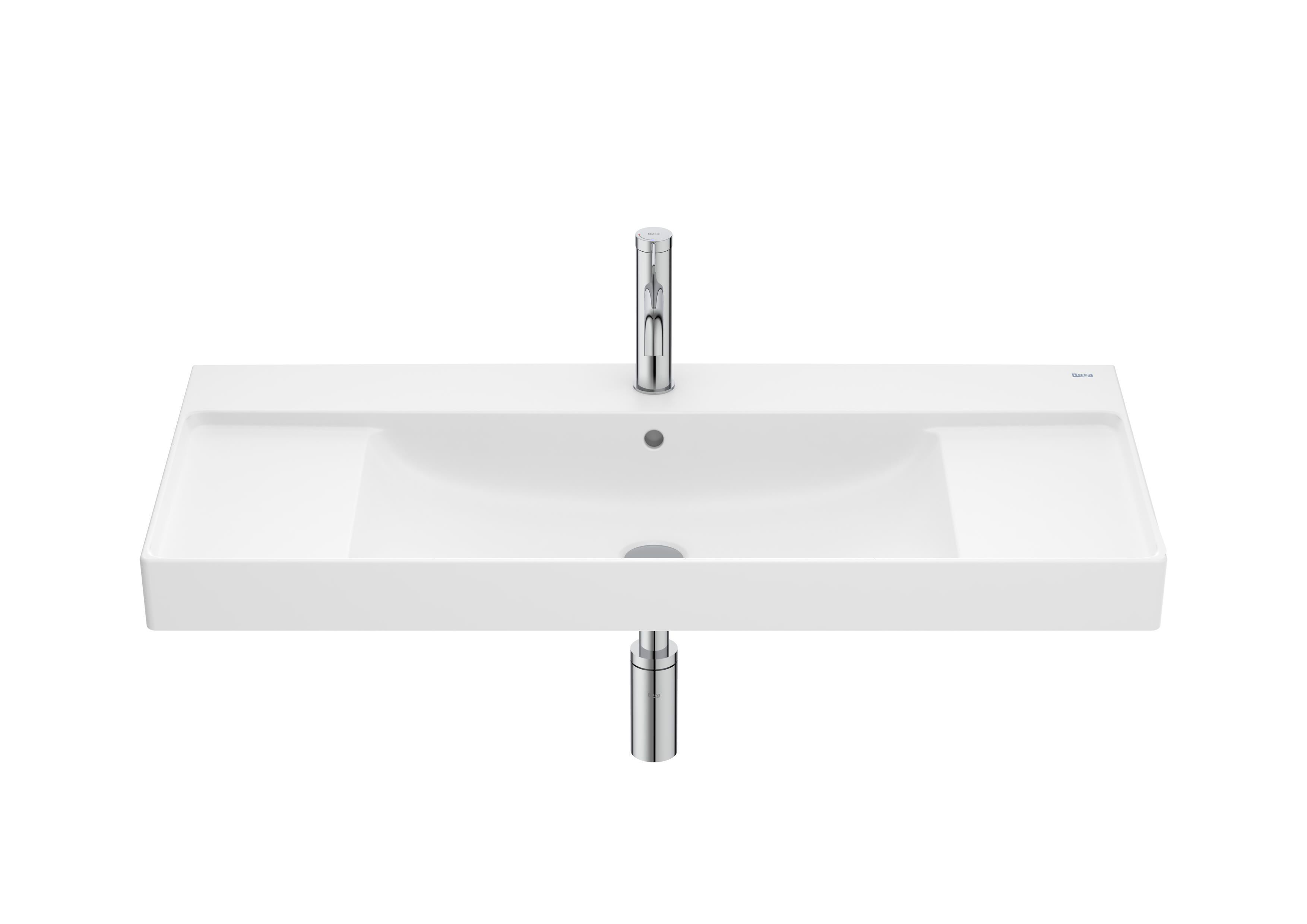 Керамическая одиночная подвесная раковина с столешницей Roca Ona ARCH-00063132 - Вид №12