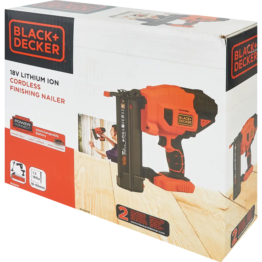 Гвоздезабиватель аккумуляторный Black&Decker BCNG01N-XJ, 18 В без АКБ и ЗУ BLACK + DECKER STLM-2180946 - Вид №7