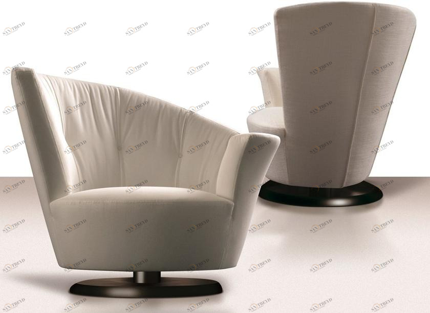 Giorgetti Вращающееся кресло из ткани sun-id-1414741