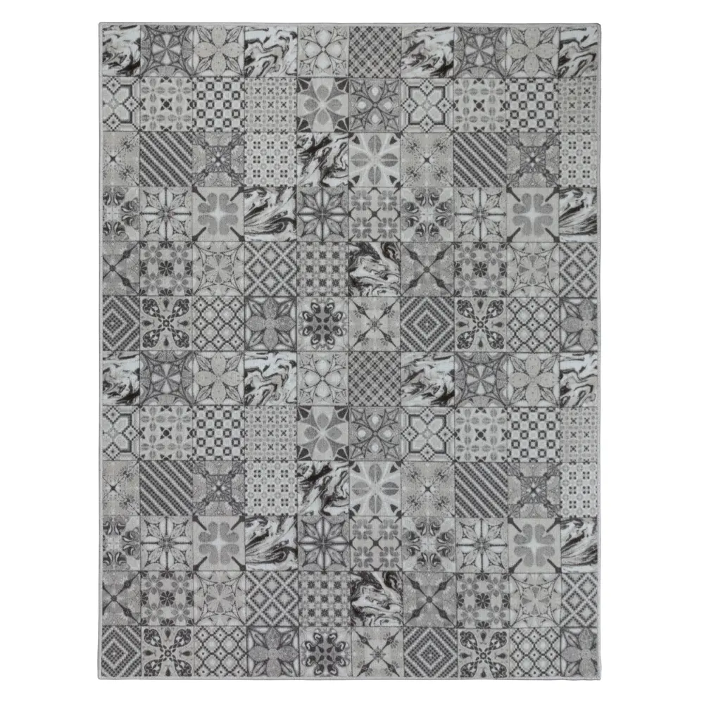 Ковер Пралеска 240x340 см полиамид P2864/А2/124 цвет серо-белый ВИТЕБСКИЕ КОВРЫ STLM-2086075 - Вид №1