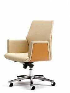 ESTEL GROUP Поворотное офисное кресло из кожи Tua