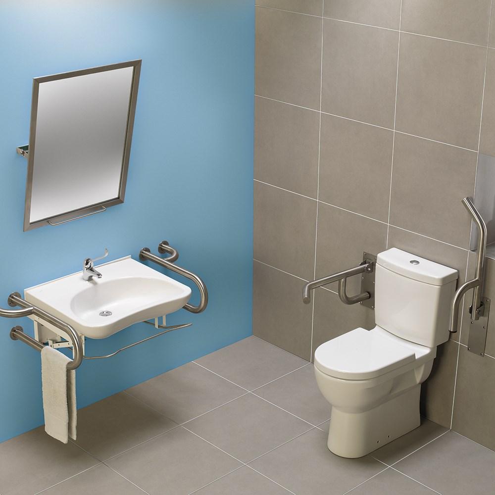 Набор Sanitana компакт MOBIL: чаша + сливной бачок + крышка H8247160000231;H8277130002101;H8927113000001 - Вид №5