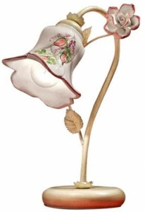 FERROLUCE Керамическая настольная лампа с фиксированным кронштейном Pisa C1209