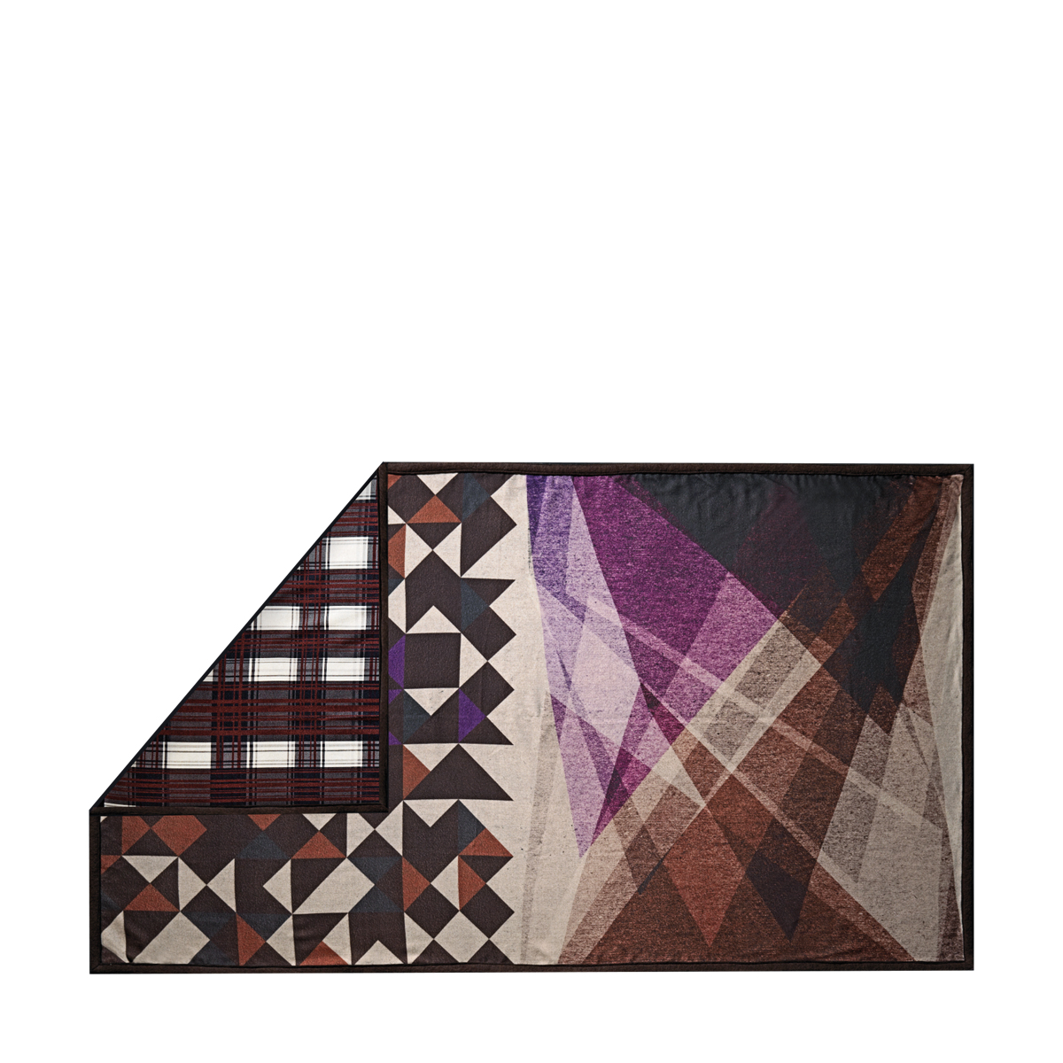 Tweed, Tartan, Paisley, Clan, Abstract Плед Visionnaire  - Вид №4