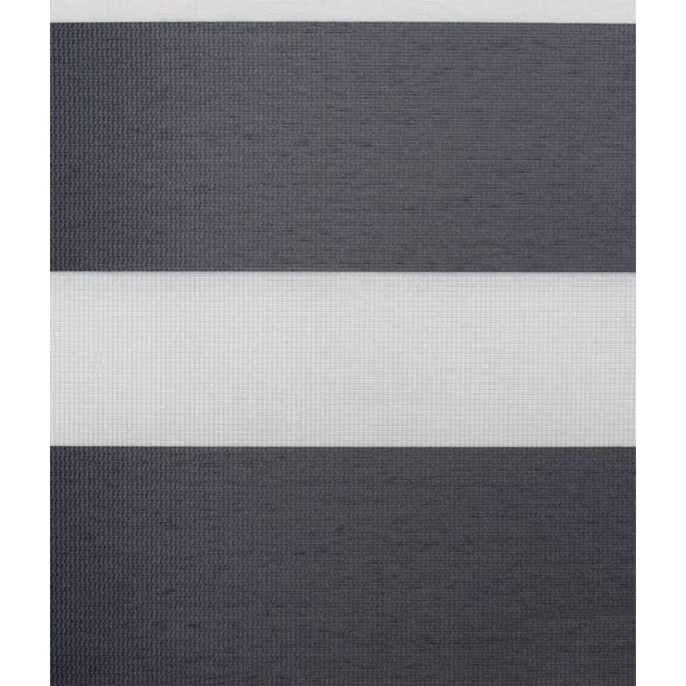 Штора рулонная день-ночь Madrid 100x160 см графит MIAMOZA Коллекция 2024г STLM-2146956 - Вид №2