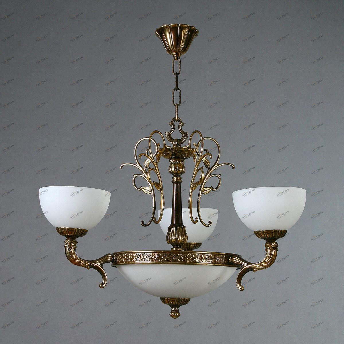 Подвесная люстра Ambiente Toledo 02155/3 PB AMBIENTE ДИЗАЙНЕРСКИЕ, TOLEDO 185623 Белый 