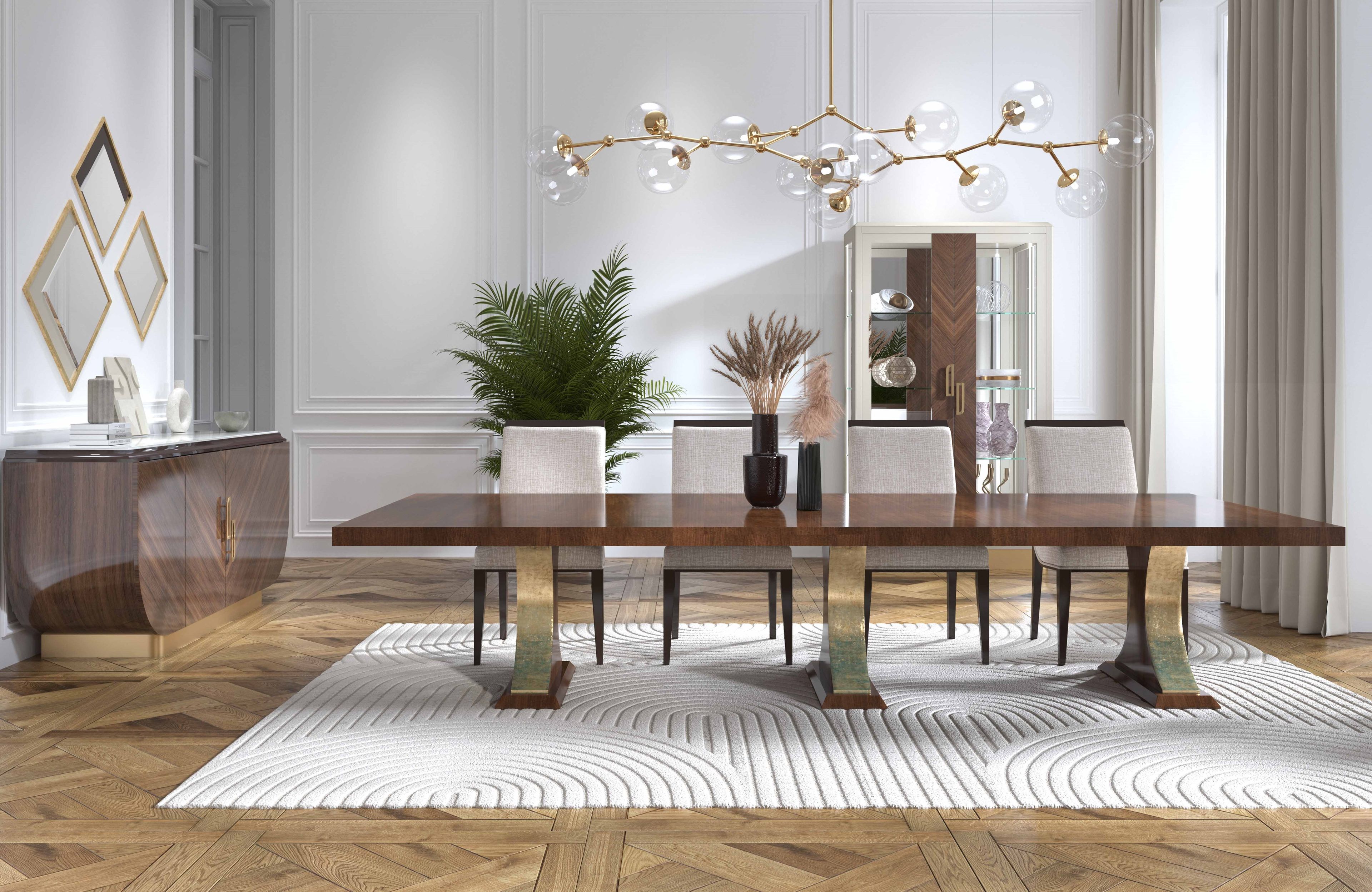 Тканевый стул с подлокотниками с мягким сиденьем GUERRA VANNI Iconic ARCH-00069171 - Вид №2