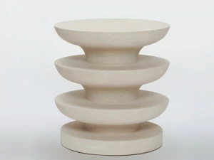 PIMAR Садовый табурет из камня Лечче Ondulation Ca14