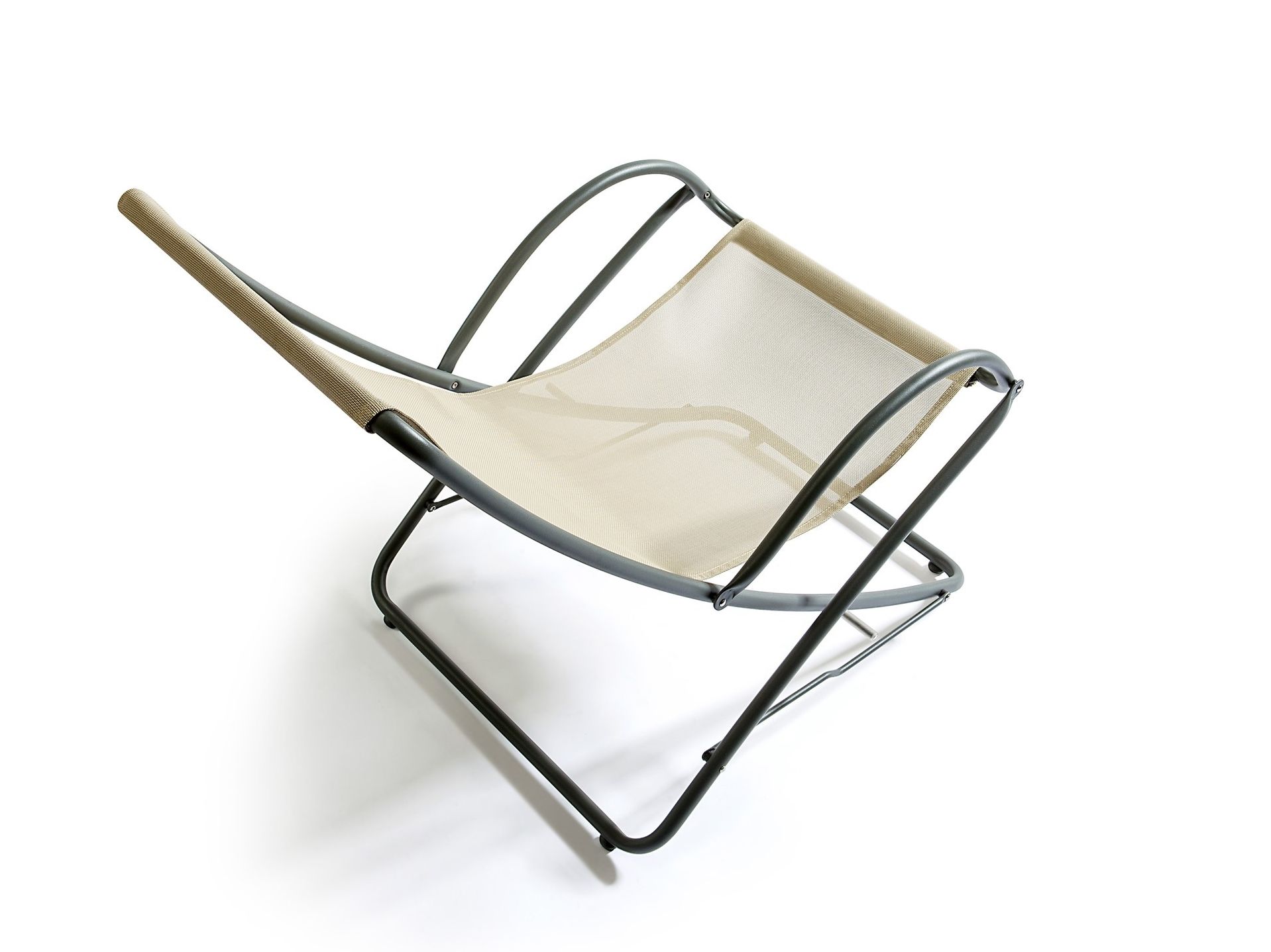 Складной тканевый шезлонг с подлокотниками Vermobil Park ARCH-00146132 - Вид №2