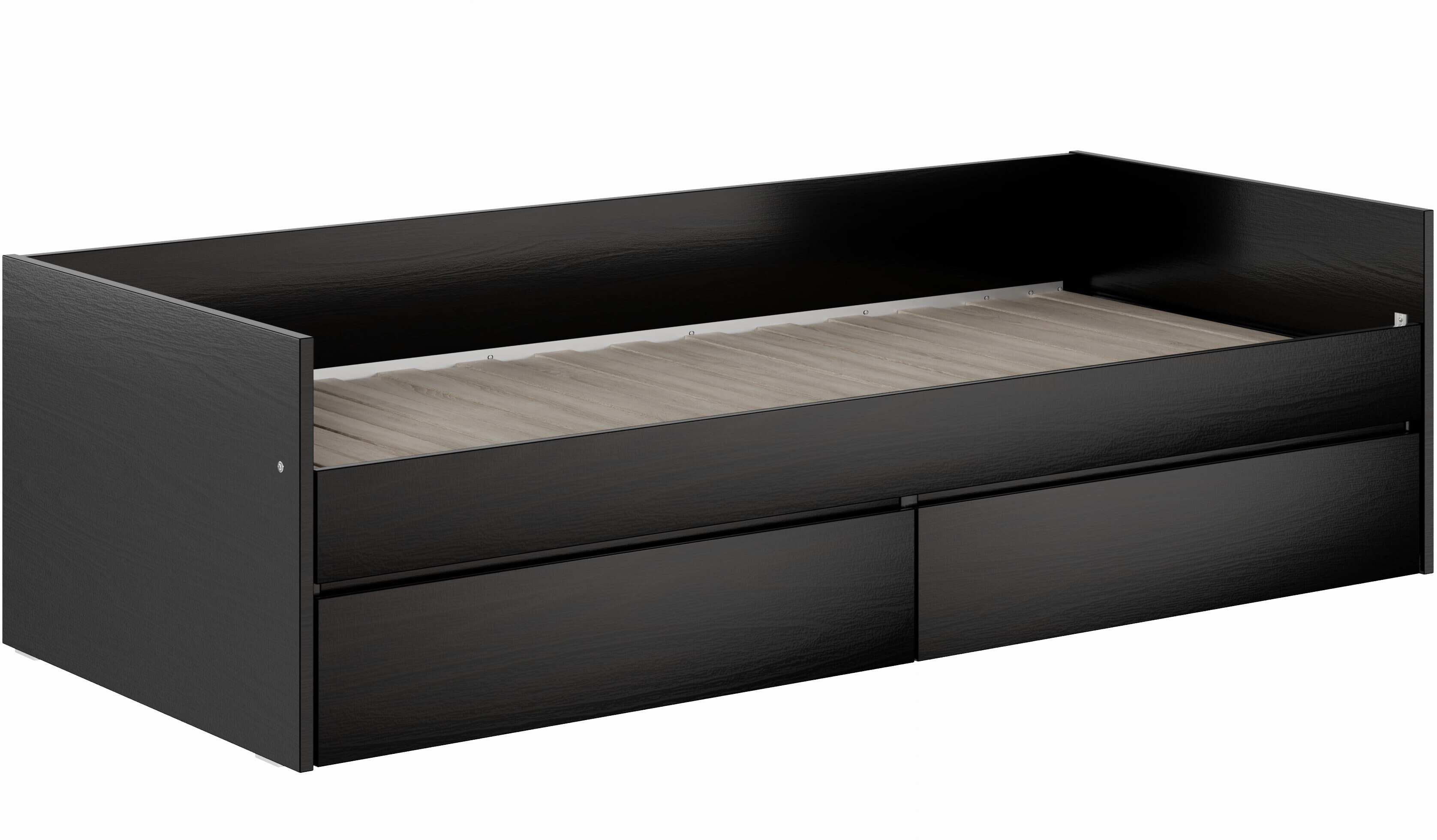 90982270 Кровать Кастор 87x57.5x204.4 см цвет венге STLM-0430233 ШВЕДСКИЙ СТАНДАРТ