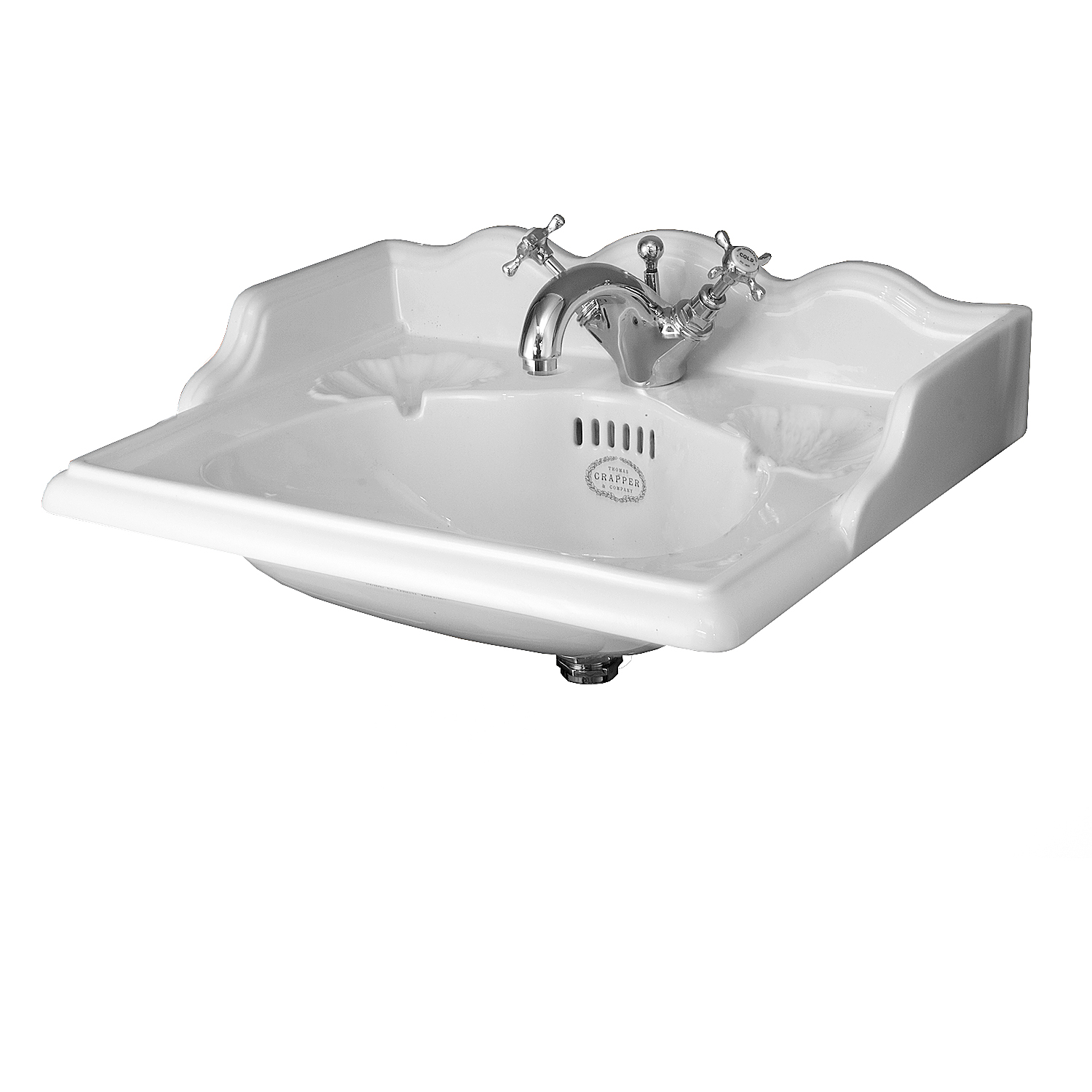 TCMB401L Раковина Marlborough с 1 отверстием для крана, 635 мм Thomas Crapper  - Вид №3