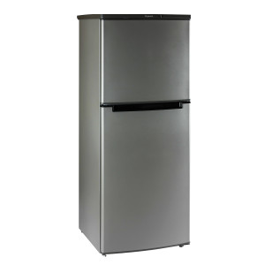 9248631 Холодильник с морозильником   Бирюса W553 серый