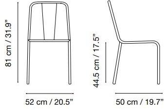 iSimar Садовый стул из алюминия Napoles 8042 - Вид №2
