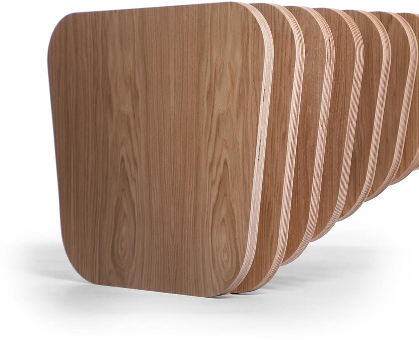 Скамейка из фанерованной древесины B Santreyd sun-id-1508526 - Вид №11