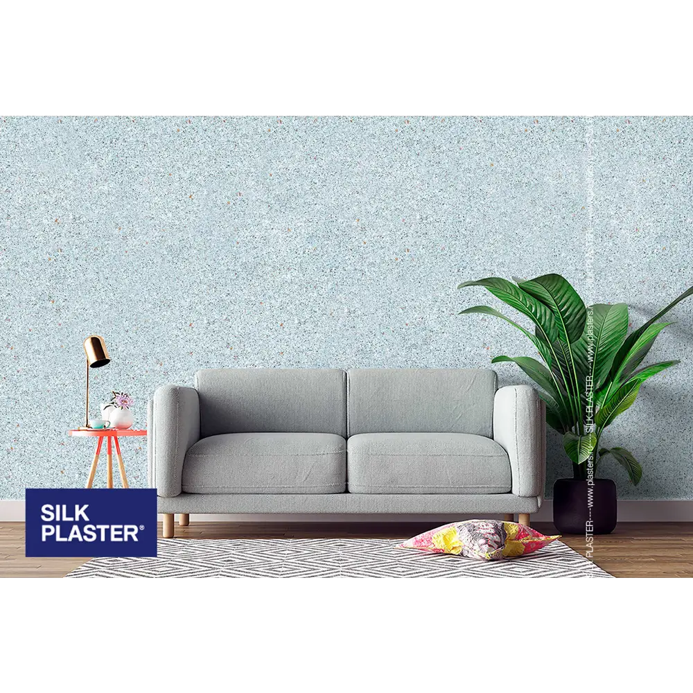 Жидкие обои Silk Plaster Absolute А242 1.1 кг цвет морской волны STLM-2141069 - Вид №3