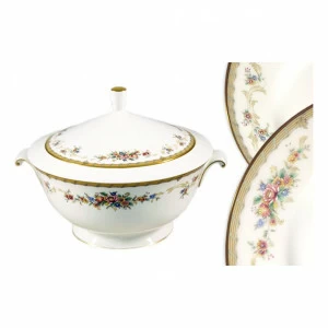 Супница фарфоровая белая с золотым с крышкой "Наслаждение" NARUMI НАСЛАЖДЕНИЕ 00-3946718 Белый;золото