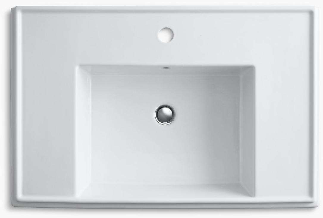 K-2845-1-96 Напольная раковина стоящая прямоугольная Kohler  - Вид №3