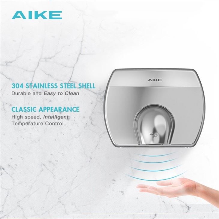 Сушилка для рук из нержавеющей стали AIKE AK2830_904  - Вид №4