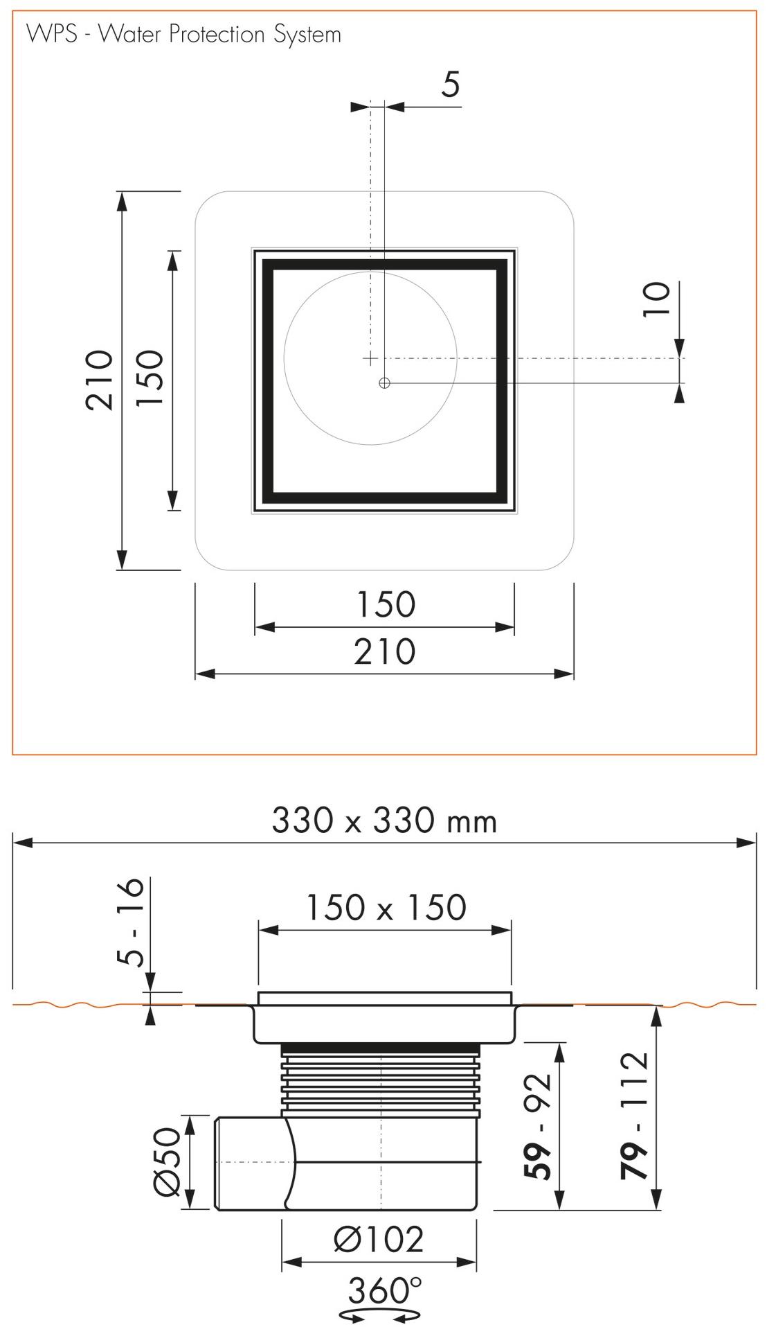 ESS Easy Drain Трап для душа из стали и стекла Aqua jewels sun-id-1497080 - Вид №6