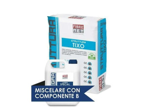 Модифицированный полимер двухкомпонентный тиксотропный цементный раствор