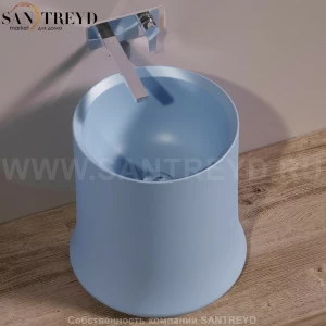 SH10PERVINCAMATT Накладная раковина на столешницу  круглая Simas Sharp