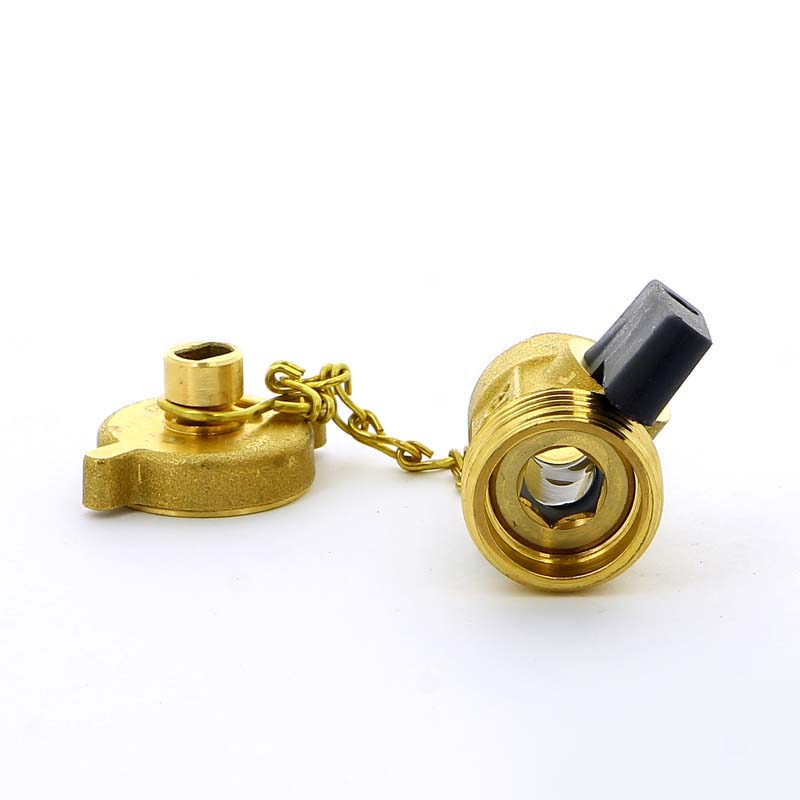 Кран Н со штуцером сливной флажок TIEMME 3/8" 2950024 - Вид №3