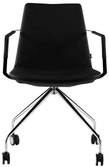 B&T Design Офисный стул на козелке с подлокотниками на колесиках Pera sun-id-1381745 - Вид №2