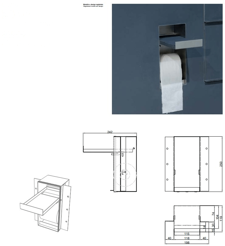 Antonio Lupi Design Аксессуары для ванных комнат встроены в стену Sesamo Antoniolupi sun-id-1425180 - Вид №8