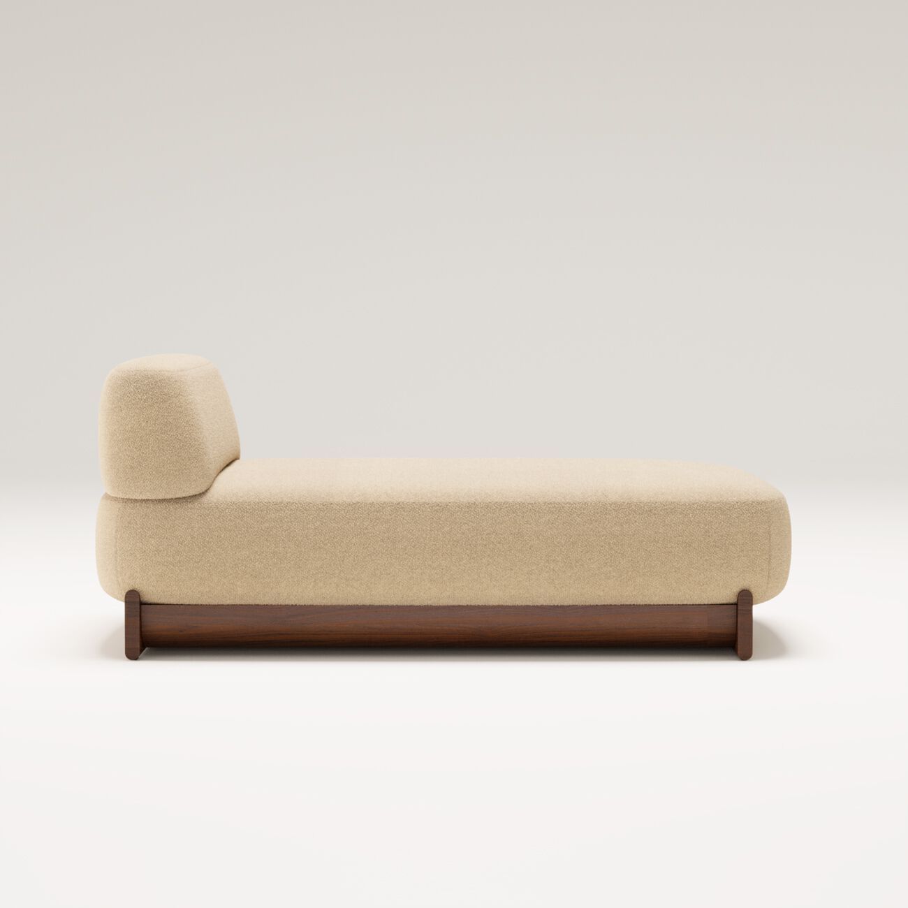 Угловой диван из ткани и ореха с шезлонгом Wewood Dome ARCH-00033638 - Вид №33