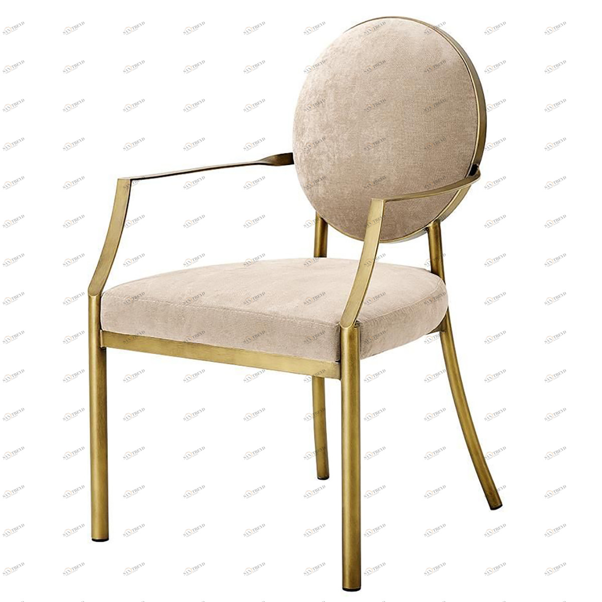 Обеденный стул с подлокотниками Scribe от Eichholtz Бежевый EICHHOLTZ  060826 Бежевый 