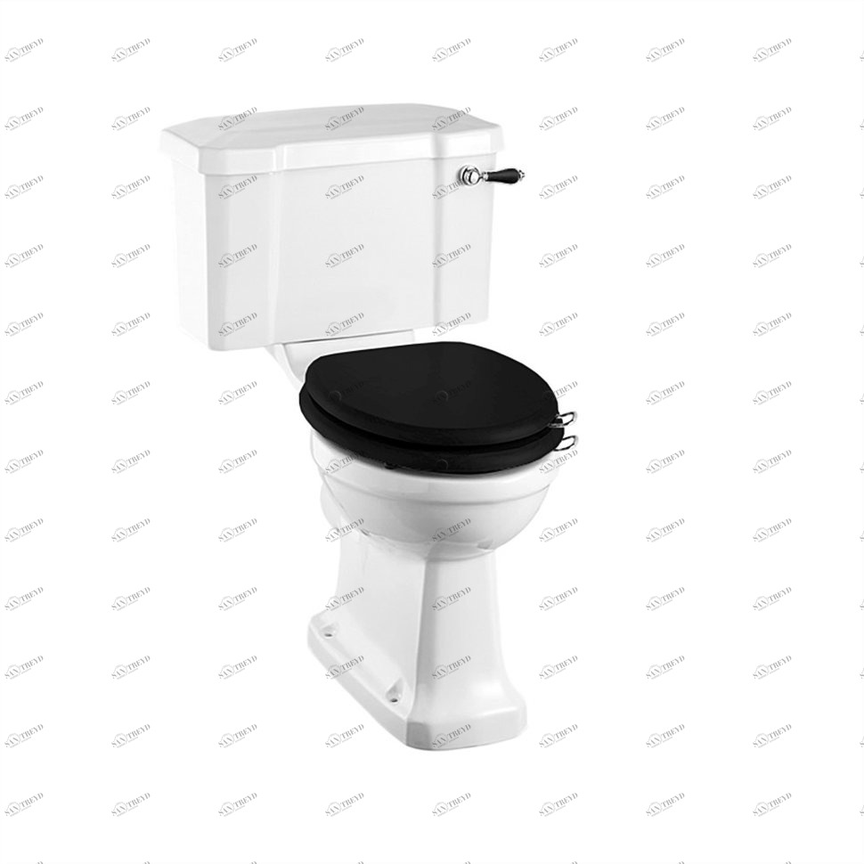 P12, C3 BLA Компакт унитаз с бачком Черный Burlington  Англия 