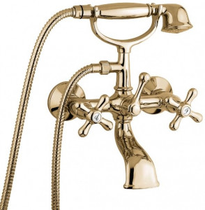 12011BR Смеситель Deco Classic с ручным душем для ванной, цвет бронза