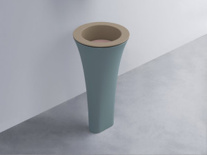 AMLA45-AN+AMPILT-CP+AMCOLT-PL Раковина Amedeo Tondo отдельностоящая cielo Enjoy + Amedeo