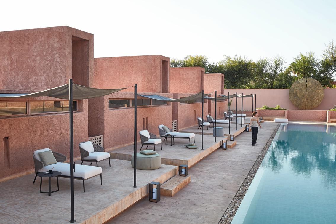 MNST23 Шезлонг лава серебро Manutti Radius - Вид №15