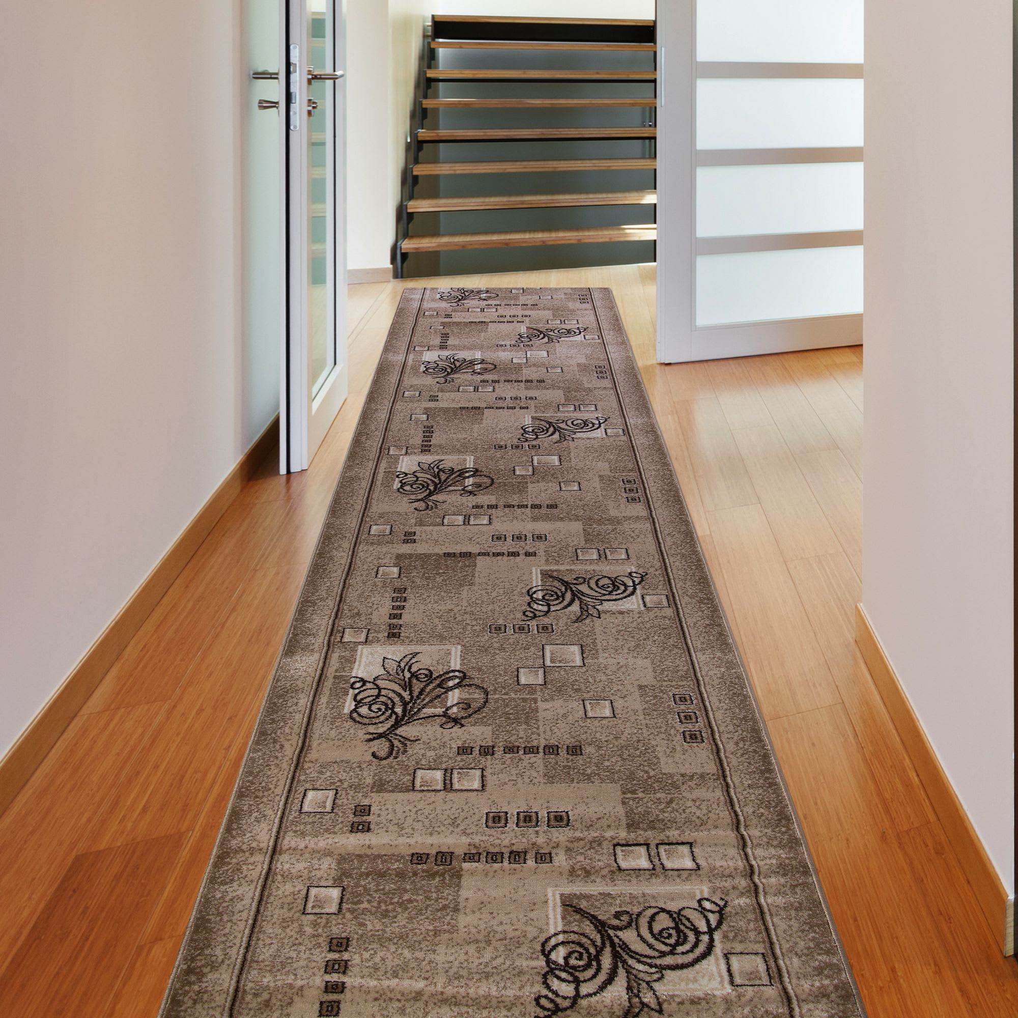 18160256 Дорожка ковровая «Мега 301» полипропилен 1.2 м цвет бежевый Santreyd  - Вид №3