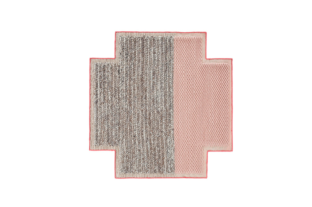 070816 Ковер Plait Pink 160х160 GAN Mangas Space 