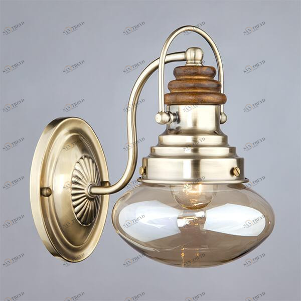 Бра со стеклянным плафоном бронзовое Bogates 266/1 BOGATES GUSTAVO 00-3928217 Бронза;зеркальный 