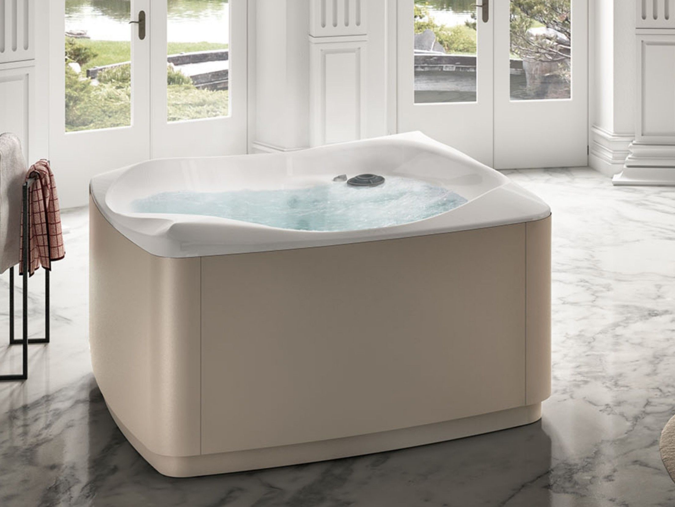 5-местный квадратный мини-бассейн с хромотерапией Albatros ARCH-00089966