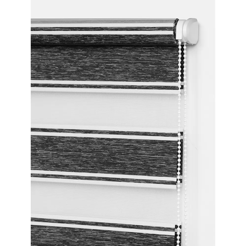 Штора рулонная день-ночь Дэли 120x175 см серая MIAMOZA STLM-2137575 - Вид №1