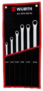 Würth Набор ключей двойных многоугольных, 6 шт., Удлинн. Assortimenti chiavi 071423550