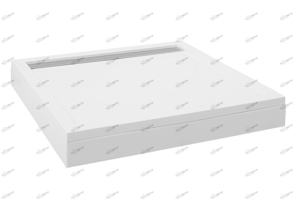 Душевой поддон Aquanet Stone Lite GB1000S 100x100 (с ножками и панелью) GB1000SEBAB1010SSYD06