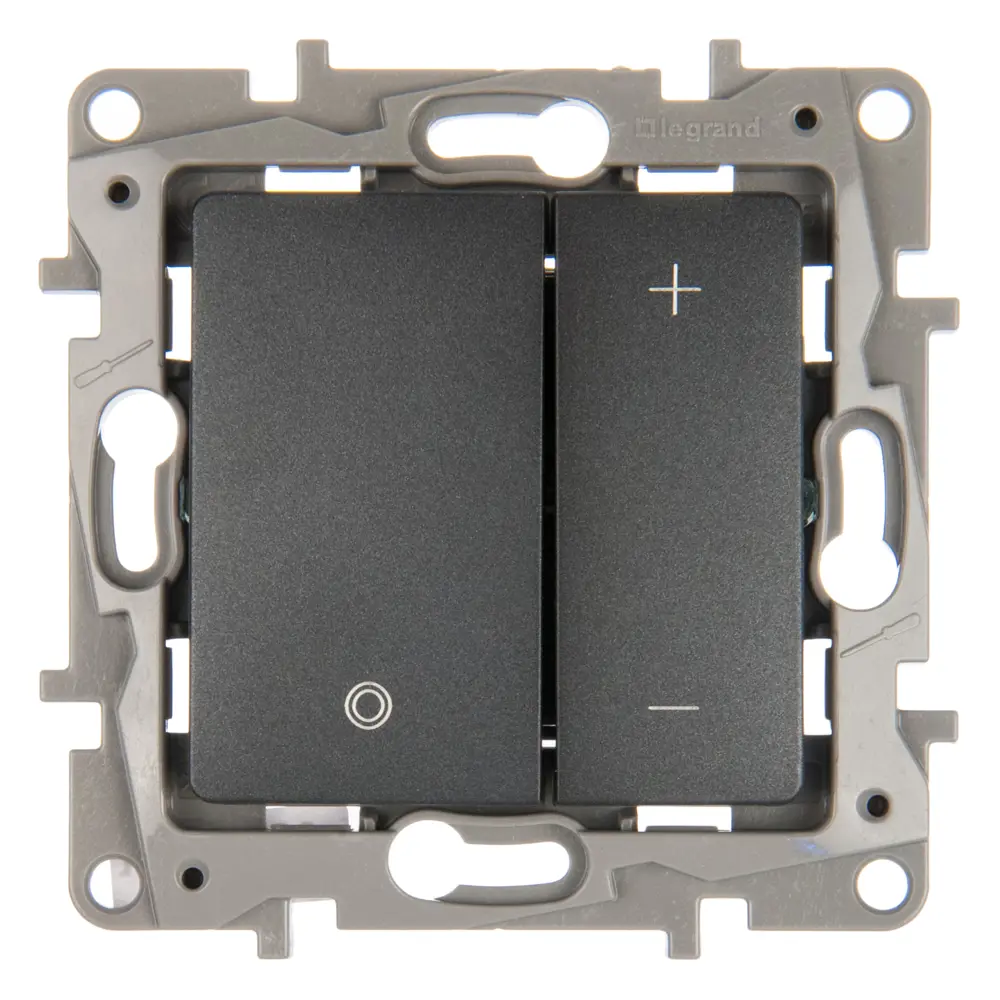 Legrand Etika - Светорегулятор клавишный антрацит для скрытого монтажа 17357065 STLM-0008038