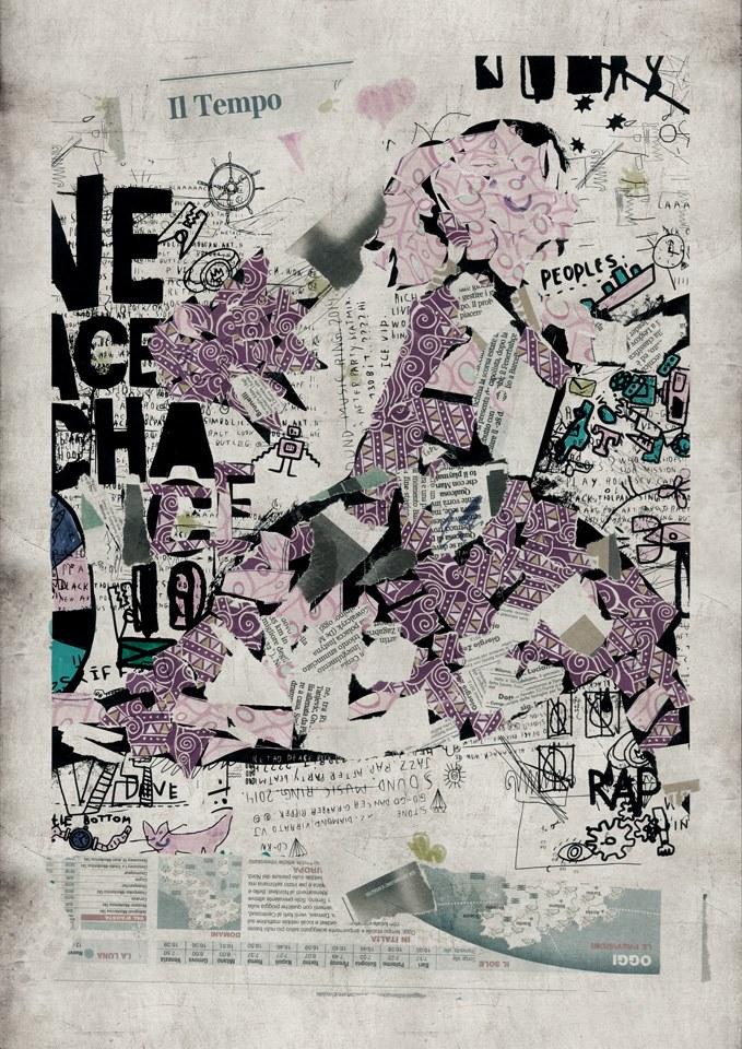 MOMENTI Авторский художественный принт Crazy home paintings Eb-002 - Вид №1