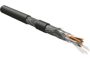 19591290 Кабель для сетей ISFUTP4-C5E-P26/19-PU-BK (500 м) Industrial Ethernet, категория 5 444055 Hyperline