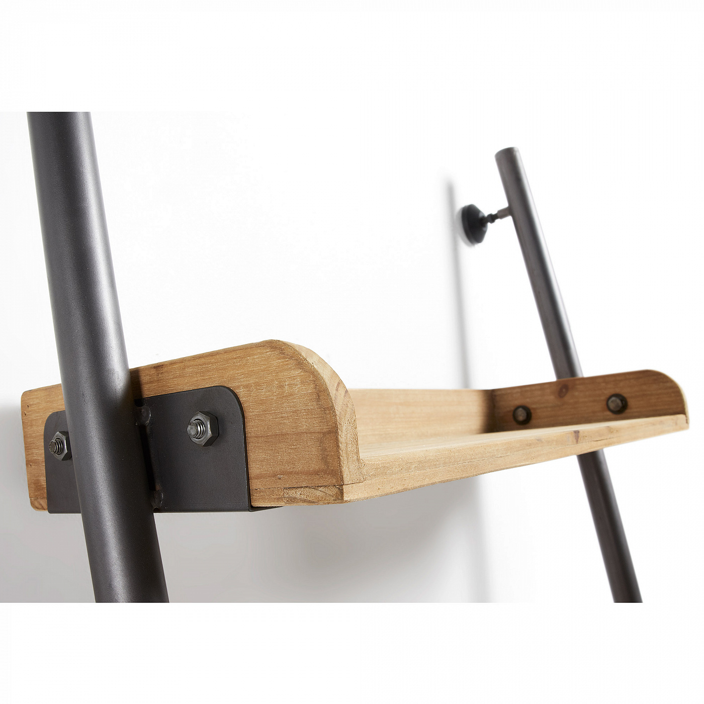 052307 Стеллаж Belamo из дерева и железа с ящиками La Forma Mobela 