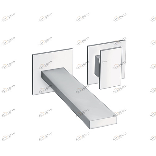 CRITA259 Смеситель для раковины LARGE, настенный, внешние части для CRICS200 (правая сторона) - CRICS201 (левая сторона) со сливом Up & Down 1 ”1/4 Cristina Rubinetterie 