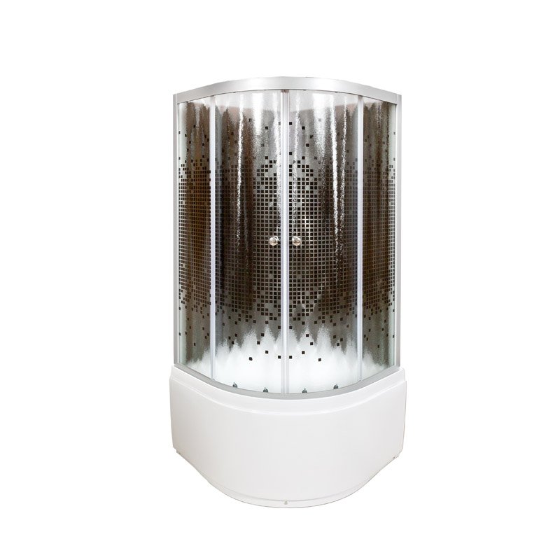 BМ4510 с электрикой BLACK Душевая кабина DETO Серия ВМ L 810 N с гидромассажем BLACK - Вид №18