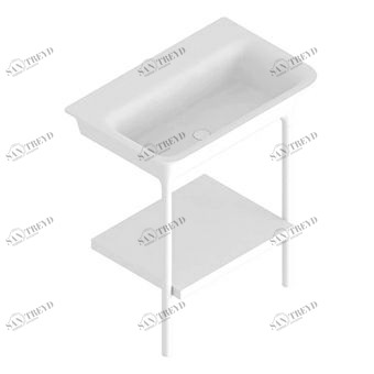 8MP304BIBI Консоль с умывальником  Kos by Zucchetti Morphing